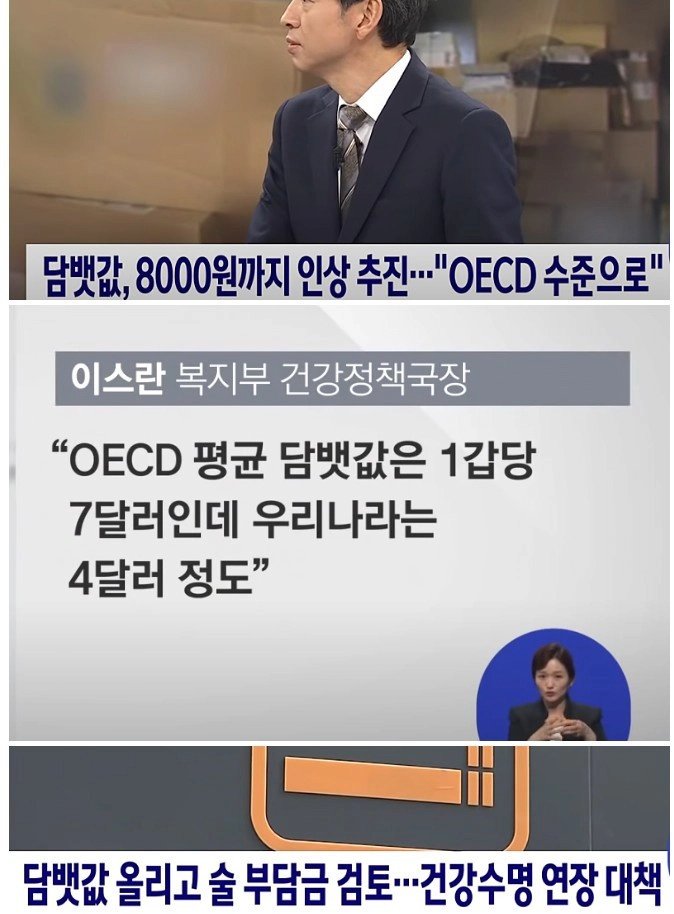 내년 총선이후 담뱃값 인상?