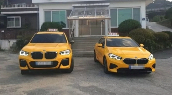 고급 운전면허학원 BMW차량 배치