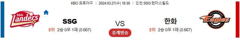 [씨유티비] KBO 분석 03월 27일 국내야구 스포츠중계