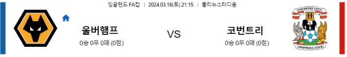 [씨유티비] 잉글랜드 FA컵 분석 03월 16일 ~ 17일 잉글랜드 해외축구 스포츠중계