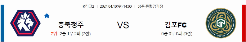 [씨유티비] K리그2 분석 04월 10일 한국 프로축구 스포츠중계