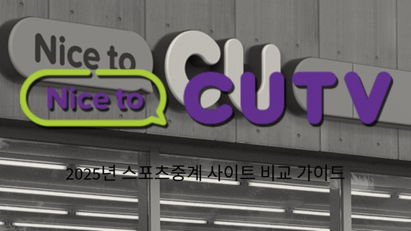 2025년 스포츠중계 사이트 비교 가이드