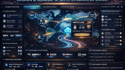 지역·리그별 스포츠중계 안내 가이드